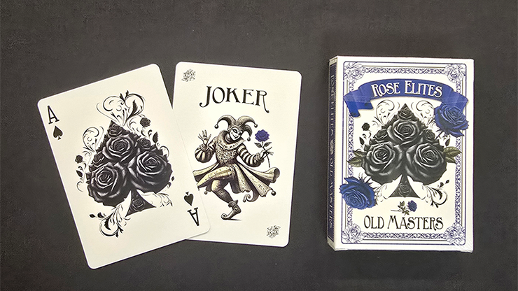 Rose Elites - Old Masters (Blue) Playing Cards